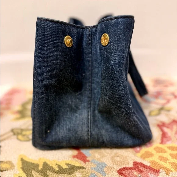 PRADA Canapa Denim Tote Bag Girlhood - Picture 4 of 16